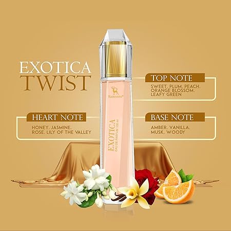 RAMSONS Exotica Eau De Parfum Liquid - 100Ml |Perfume For Men & Women| Long Lasting Perfume | Luxury Perfume | Premium Perfume