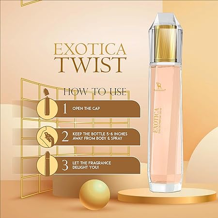 RAMSONS Exotica Eau De Parfum Liquid - 100Ml |Perfume For Men & Women| Long Lasting Perfume | Luxury Perfume | Premium Perfume