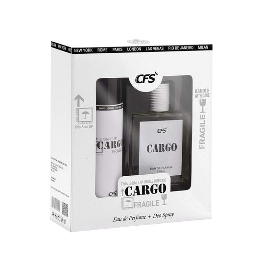 CFS Cargo White Deodorant Body Spray & CFS Cargo White Perfume Combo