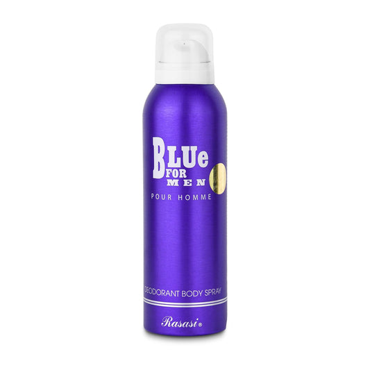 RASASI Blue For Men Deodorant - 200ml | Deodorant Body Spray | Skin Friendly Deo | Body Spray For Men | Long Lasting Body Spray | Odour Protection